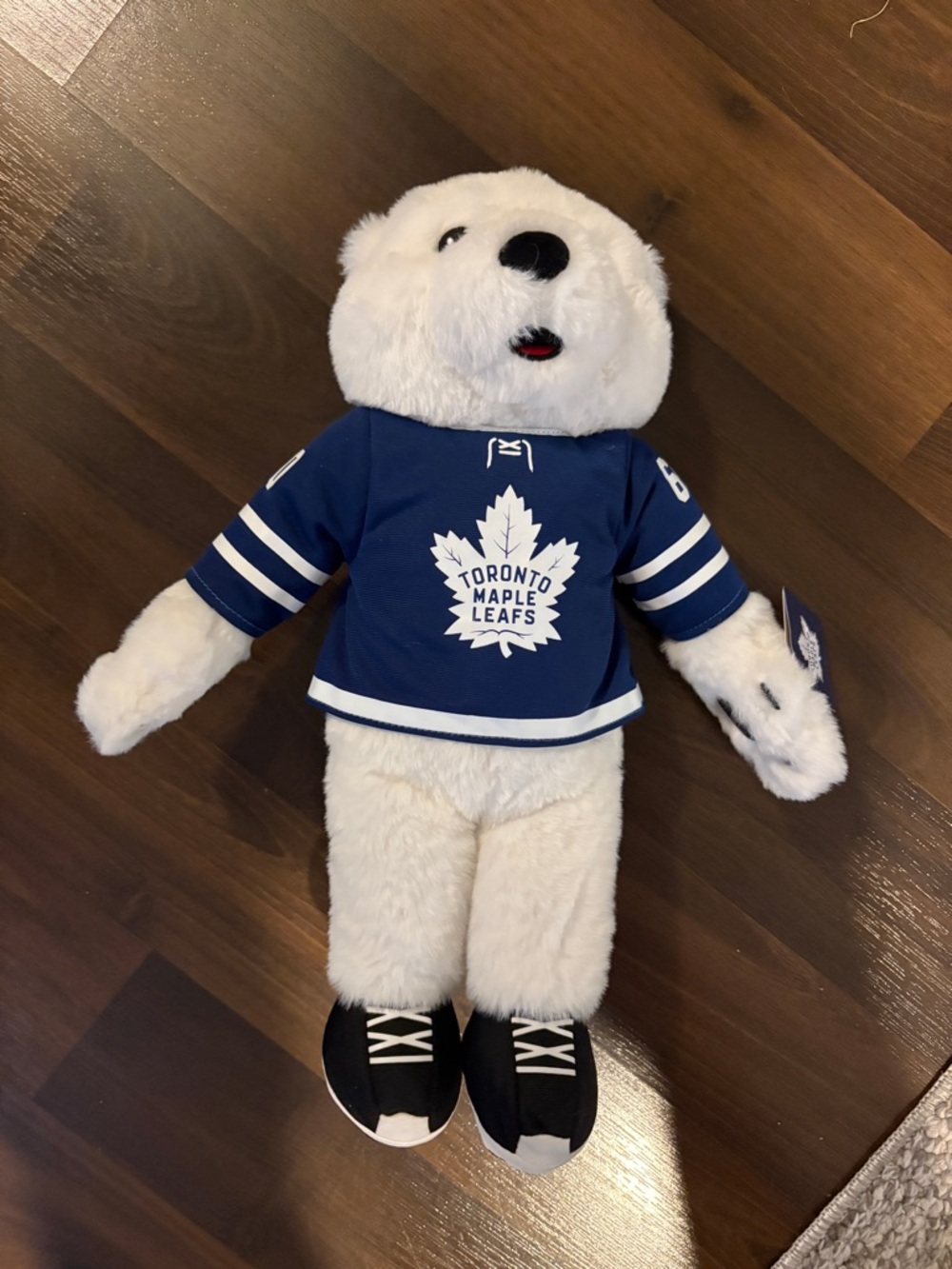 Toronto Maple Leafs Plush Polar Bear in Blue Jersey